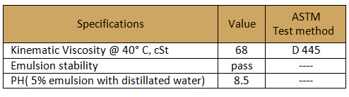 Metal Working Oil